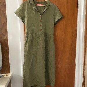 Pyne and Smith Green linen Dress